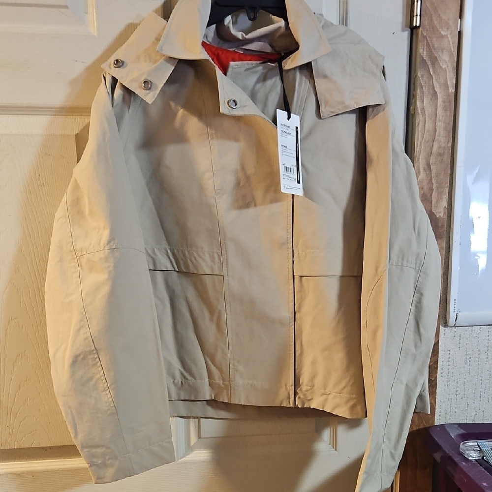 CALIA Women’s Crop Trench Jacket: KHAKI SAND: NEW WITH TAGS: SIZE XL - Picture 1 of 5